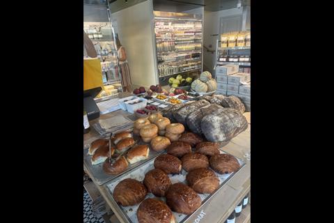 Corner Shop bread table